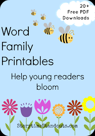 21 Free Word Family Printables To Help Beginning Readers