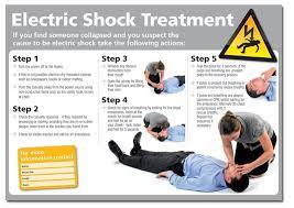 First Aid In Case Of Electric Shock Electric Shock First Aid Electric Shock Shock Treatment