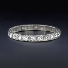 Visit the post for more. Vintage Diamond Platinum Eternity Ring Wedding Band Engraved Art Deco Antique