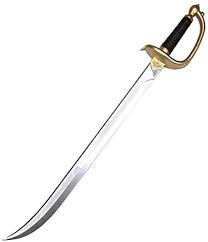 Amazon | KIUMI 西洋刀 西洋剣 刀 剣 樹脂製 全長76cm 海賊刀 レイピア サーベル ジャックスパロウ ジャック船長 黒ひげ  コスプレ ジョニー・デップ パイレーツ・オブ・カリビアン 演劇用 サーベル アニメ サン ジョージサーベル ブラック・ベアード pirates of  the ...