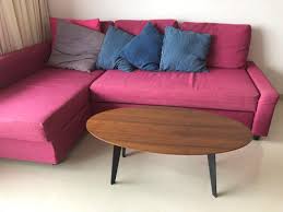 Fiber glass coffee table modern retro oval assembly beside table tempered. Retro Style Oval Coffee Table Walnut Veneer Furniture Home Living Furniture Tables Sets On Carousell