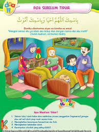 Download Gratis Ebook 101 Doa Harian Anak Saleh Doa Dan Adab Doa Sebelum Tidur Jpg 596 794 Doa Komik Anak Anak