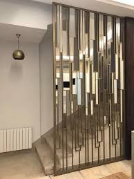Stainless Steel Art Screen Living Room Partition Design Wall Partition Design Foyer Design