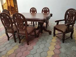 Popular 6 chair dining table set of good quality and at affordable prices you can buy on aliexpress. Top Quality 6 Seater Dining Set For Home Dng 0045