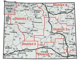 Driving Map Of Wyoming Maps