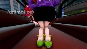 Fartimations) (EDITED) Octoling girl poops on train - ThisVid.com