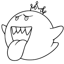 Mario Boo Coloring Pages Mario Coloring Pages Super Mario Coloring Pages King Boo