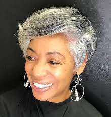 The locks are as usual tiny and this hairstyle is called a free hairstyle. Short Grey Haircut Styles Novocom Top
