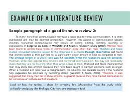 A literature review is an overview of the previously published works on a specific topic. Writing A Literature Review A Quick Guide