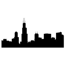 Chicago Skyline Stencil Chicago Skyline Stencils Chicago Bears Cake