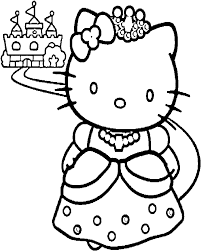Explore 623989 free printable coloring pages for your you can use our amazing online tool to color and edit the following princess castle coloring pages. Download Hd Hello Kitty And A Nice Castle Coloring Page Coloring Pages To Print Princess Transparent Png Image Nicepng Com