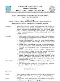 Contoh sk panitia unbk 2017. Contoh Sk Panitia Ujian Semester Sd 2019 Masnurul