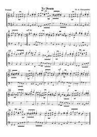 Ursprünglich hatte das lied zwölf strophen. Te Deum H 146 Von M Charpentier Gratis Download Von Musicaneo