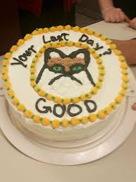21 farewell cakes ideas | farewell cake, going away cakes. 50 Hilarious Farewell Cakes That Employees Got On Their Last Day At The Office Farewell Cake Funny Cake Cake
