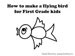 How To Draw A Flying Bird For 1st Grade Kids Video Is Step By Step Easy Drawing For Kids Drawing For Kids Drawing Videos For Kids Easy Drawings For Kids