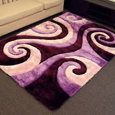 A swirl rug is a generally popular piece of furniture, but those created in modern styles are sought with frequency. 3d Shaggy 805 Purple Rug Purple Area Rugs Purple Rug Area Rugs
