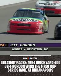 1998 nascar winston cup seriesexide nascar select batteries 400richmond international racewayrichmond, virginiarace 25 of 33follow the rest of the 1998. Nascar On Fox Jeff Gordon Wins The 1994 Brickyard 400 Facebook