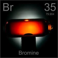 35 Bromine Br A Dark Brown Pungent Liquid Which Is Toxic And Highly Reactive The Third Member Of The Electron Periodic Table Chemistry Periodic Table Poster