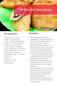 Cheesy Chicken Half Moons Tastedrecipes Recipe Recipes Starters Recipes Halfmoon Recipe