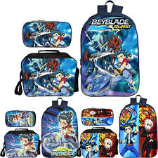 Beyblade Burst Evolution Student Schoolbag Pencil Case Lunch Bag Cooler Bag 3pcs Ebay