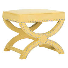 See more ideas about x bench, small ottoman, ottoman. Dante X Bench Yellow Velvet Silver Ottoman