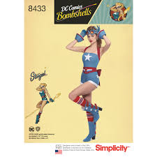 Stargirl, the cw's latest superhero show, might be based in the present day, but there have been several hourmen in dc comics history, but rex tyler was the first and a founding. Simplicity Pattern 8433 Misses Dc Comics Bombshell Stargirl Costume