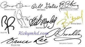 2.4 menggunakan penulisan huruf kuno. 29 Tanda Tangan Keren Huruf A Z Terbaru Netizen Gabut