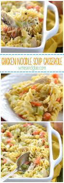 Chicken Noodle Soup Casserole Wine Glue Food Recipes Cooking