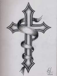 One of the simplest variations of the cross designs, this variations can serve as a very subtle reminder of one's faith. Pin On Tats
