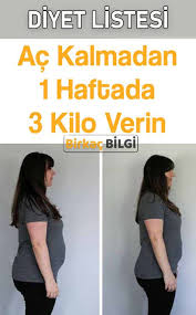 1 Haftada 3 Kilo Verdiren Diyet Listesi Diyet Diyet Planlari Zayiflama Planlari