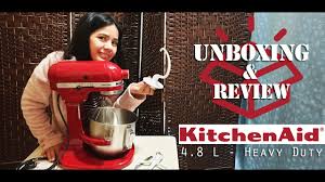 A command strip is pretty flimsy and won't hold. Unboxing Review Kitchenaid 4 8l Heavy Duty Mixer Youtube