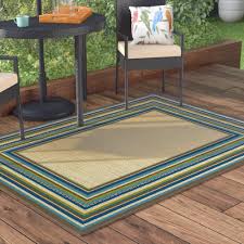 Indoor/outdoor area rug these outdoor rugs are available in a beautiful these outdoor rugs are available in a beautiful array of patterns and colors constructed from 100% polypropylene fiber to ensure resistance from stain, soil and sun. How To Choose The Best Outdoor Patio Rugs Wayfair
