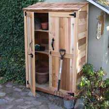Outdoor Living Today 4 Ft X 2 Ft Cedar Garden Storage Shed Gc42 The Home Depot Garden Storage Shed Garden Tool Shed Cedar Shed