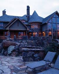Four Suns Timber Frame Home Exterior Rear Jardin Maison Architecture Et Exterieur