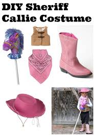 You may already have many of the items needed for a cowgirl costume in your closet, or you can purchase them inexpensively at thrift stores. Easy Diy Sheriff Callie Costume The Chirping Moms