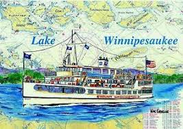 Details About Ms Mount Washington Art Print Lake Winnipesaukee Cruise Ship Laconia Nh Gift M S