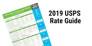 55 True To Life Current Postal Rates Chart 2019