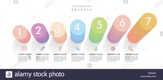 Vector Infographic Design Ui Template Colorful Gradient Bar