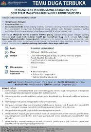 Beliau mengulas laporan jabatan perangkaan malaysia berkaitan perangkaan demografi bagi suku tahun ketiga 2020. Iklan Jawatan Kosong Jabatan Perangkaan Malaysia Kerja Kosong Kerajaan