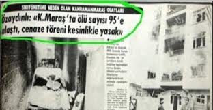 Maraş katliamı, 19 aralık ile 26 aralık 1978'de kahramanmaraş'ta meydana gelen alevilere. 31 Yil Sonra Maras Katliami Dosyalari Yeniden Acilsin Ali Balkiz Bianet