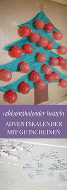Adventskalender Basteln Ideen Fur Einen Weihnachtsbaum Adventskalender Mit Luftballons Lavendelblog Adventskalender Basteln Adventkalender Adventskalender Basteln Ideen