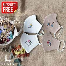 Description intro video an alphabet with doodled florals? Hand Embroidered Alphabet Face Mask Customized Name Mask Etsy In 2021 Hand Embroidery Sewing Embroidery Designs Hand Embroidered