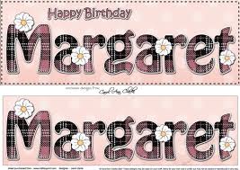 Margaret has been a member of christian community credit union for 60 years. Large Dl Happy Birthday Margaret 3d Decoupage Cup863867 359 Craftsuprint
