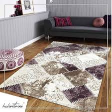 Merinos Oda Hali 150x233 Victoria Vt008066 Beyaz Kahve Murdum Halilar Beyaz Kahve Oya