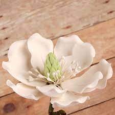Full Blossom Magnolias Flower Cake Decorations Fondant Flowers Gum Paste Flowers