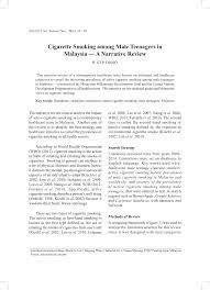 This malaysia smoking regulation to protect the public due to the health aspect. Pdf Cigarette Smoking Among Male Teenagers In Malaysia A Narrative Review