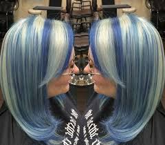 20 Pastel Blue Hair Color Ideas You Have To Try In 2020 Blue Hair Highlights Pastel Blue Hair Blonde Hair With Blue Highlights