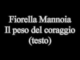 Capodanno, la mannoia esclusa dal concerto: Il Peso Del Coraggio Fiorella Mannoia Testo Lyrics Youtube