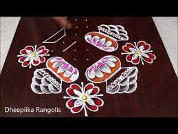 Latsest Pongal Pot Rangoli Designs 12 Dots Sankranthi Muggulu2020 Easy Rangoli Designs Youtu In 2020 Small Rangoli Design Rangoli Kolam Designs Best Rangoli Design