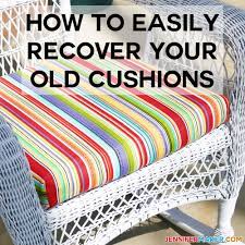 How To Recover Your Outdoor Cushions Quick & Easy - Jennifer Maker